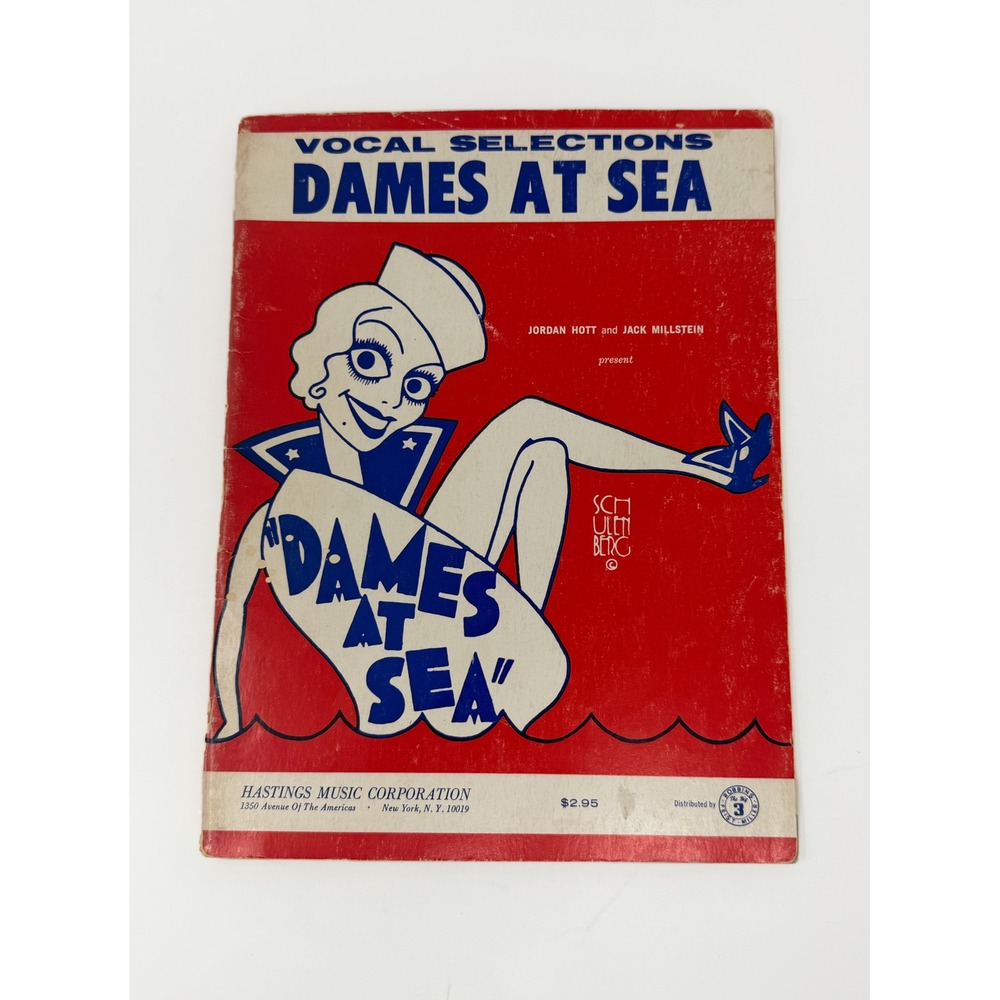 Dames At Sea Vocal Selections 1969 Hastings Music Broadway Songbook Sheet Music